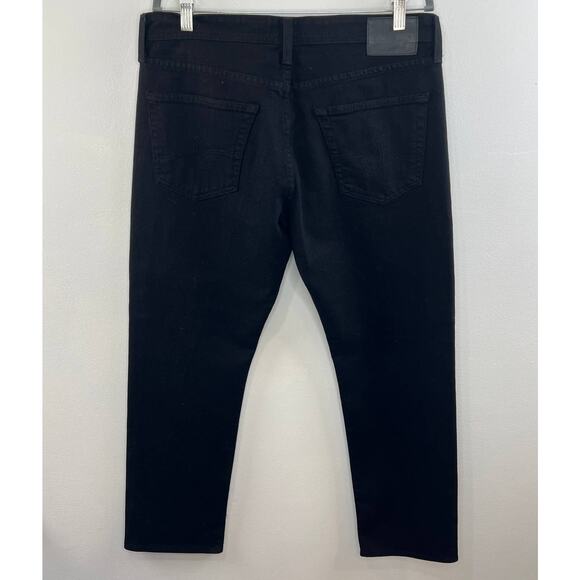 AG Adriano Goldschmied Black Cotton Blend The Graduate Tailored Leg Size 34 - Picture 4 of 8